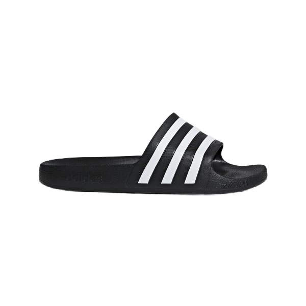 Adidas Men's Adilette Aqua Slides Shoes - Core Black / Cloud White / Core Black - Just For Sports