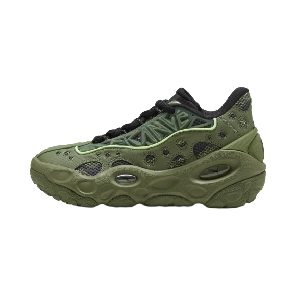 Puma Men's La France Rnr Camo Shoes - Avocado Green / Fizzy Light - Just For Sports