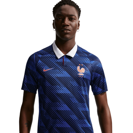 Nike Men's Fff 2026 Stadium Home Dri-Fit Soccer Replica Jersey Apparel - Game Royal / Blackened Blue / White / Metallic Copper - Just For Sports