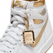 Nike Women's Jordan 1 Retro High Og Metallic Gold Shoes - White / Metallic Gold / Gum Light Brown - Just For Sports