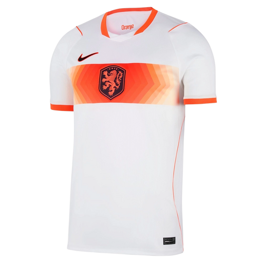 Nike Men's Netherlands 2026 Stadium Away Dri-Fit Replica Jersey Apparel - White / Hyper Crimson / Black - Just For Sports