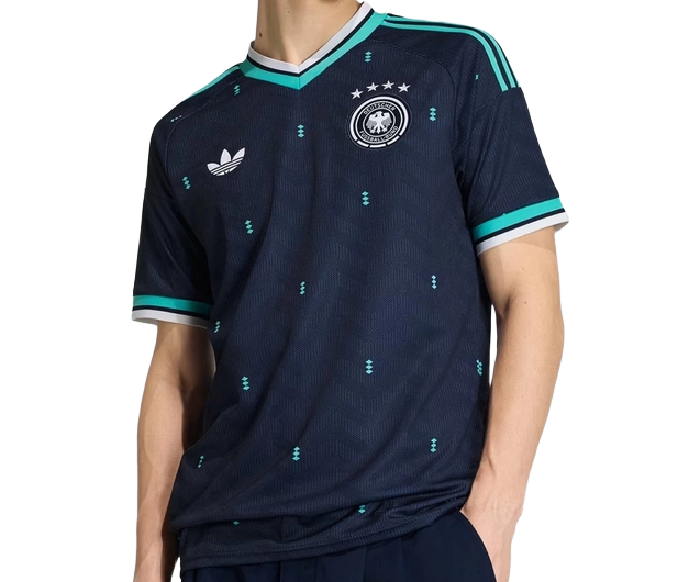 Adidas Men's Germany 26 Away Jersey Apparel - Collegiate Navy / Multicolor - Just For Sports