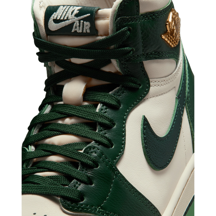 Nike Women's Air Jordan 1 Retro High Og Shoes - Pale Ivory / Pro Green / Fir / Coconut Milk - Just For Sports