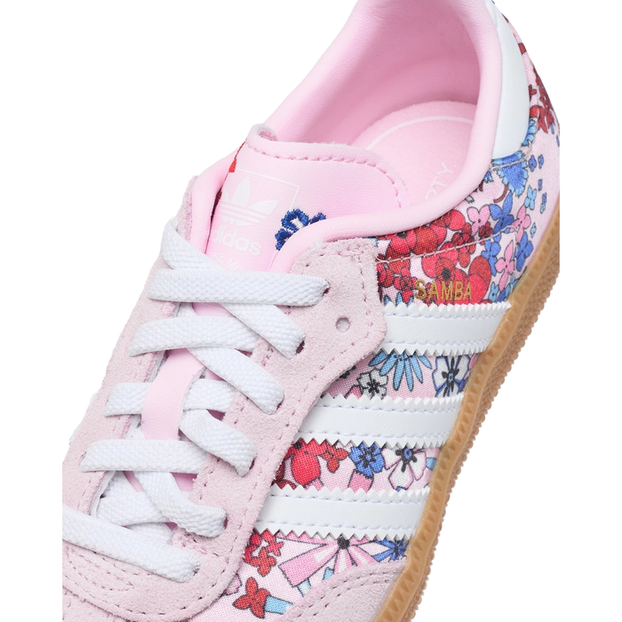 Adidas Kids' Liberty London Samba Og Comfort Closure Shoes - Clear Pink / Cloud White / Gum - Just For Sports
