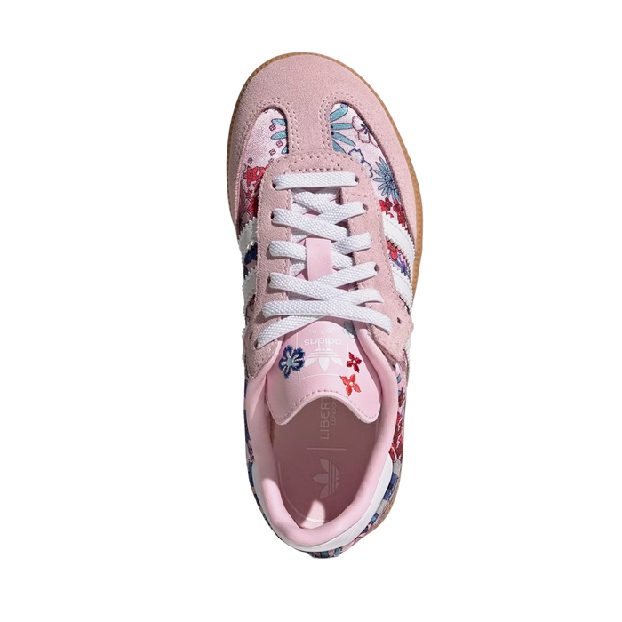 Adidas Kids' Liberty London Samba Og Comfort Closure Shoes - Clear Pink / Cloud White / Gum - Just For Sports