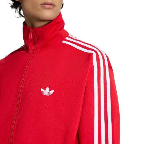 Adidas Men's Firebird Track Jacket Apparel - Better Scarlet / White - Just For Sports