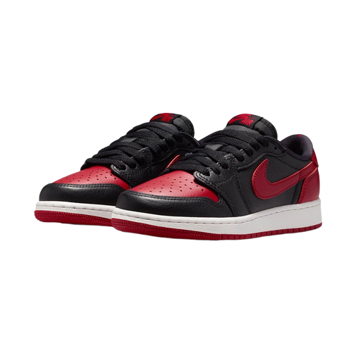 Nike Kids' Jordan 1 Retro Low Og Banned Shoes - Black / Varsity Red / Summit White - Just For Sports