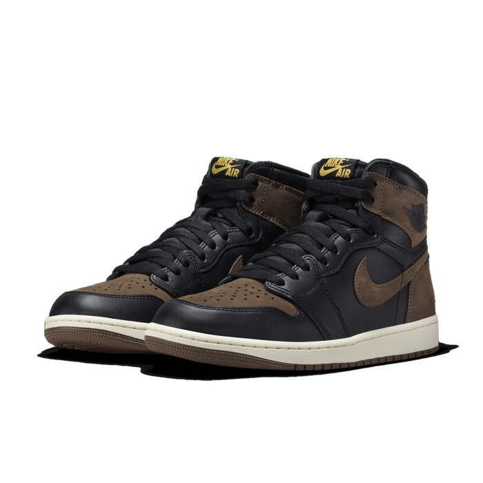 Nike Men's Jordan 1 Retro High Og Palomino Shoes - Black / Metallic Gold / Palomino / Sail - Just For Sports
