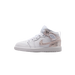 Nike Kids' Air Jordan 1 Mid Se Shoes - White / Field Silver - Just For Sports