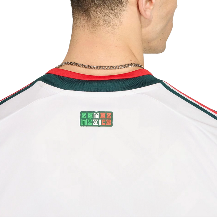 Adidas Men's Mexico 26 Away Jersey Apparel - White / Green / Red - Just For Sports