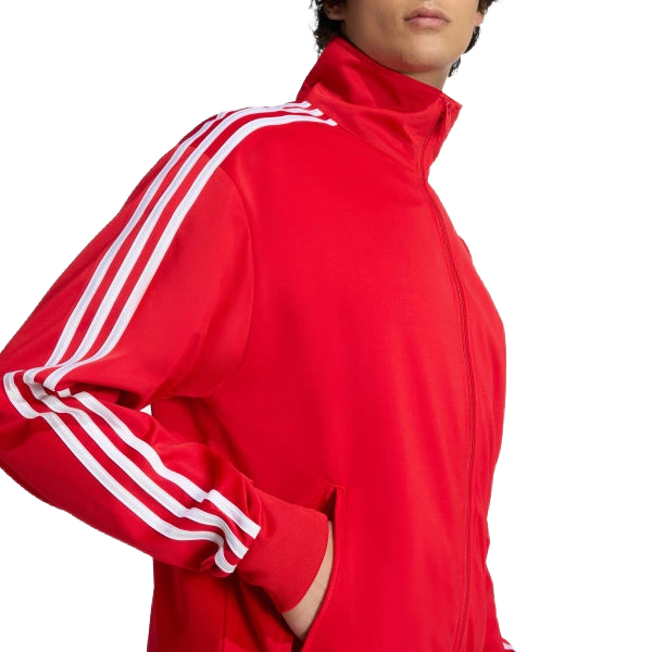 Adidas Men's Firebird Track Jacket Apparel - Better Scarlet / White - Just For Sports