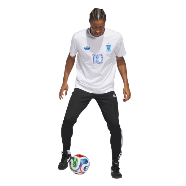 Adidas Men's M Messi N&N Away Graphic Tee Apparel - White - Just For Sports