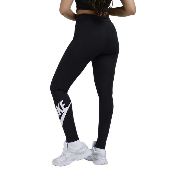 Nike Women's Sportswear Classics High-Waisted Graphic Leggings Apparel - Black / White - Just For Sports