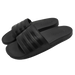 Adidas Men's Adilette Comfort Slides Shoes - Core Black / Core Black / Core Black - Just For Sports