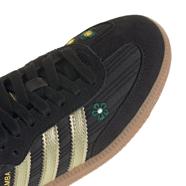Adidas Women's Samba Og Liberty London Shoes - Core Black / Gold Metallic / Gum - Just For Sports