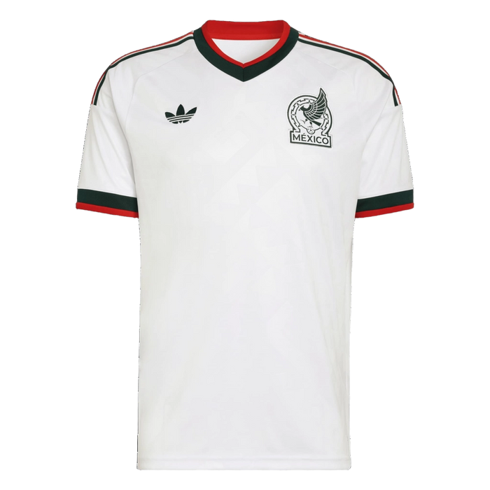 Adidas Men's Mexico 26 Away Jersey Apparel - White / Green / Red - Just For Sports