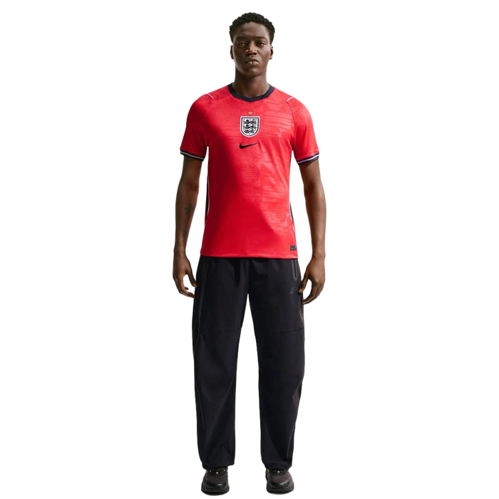 Nike Men's England 2026 Stadium Away Dri-Fit Football Replica Shirt Apparel - Speed Red / Obsidian / White - Just For Sports