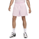 Nike Men's Club Woven Flow Shorts Apparel - Pink Foam / White