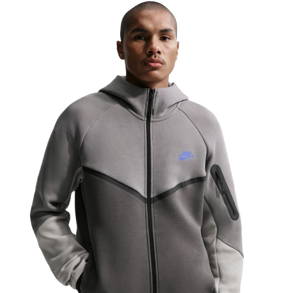 Nike Men's Tech Fleece Windrunner Full-Zip Jacket Apparel - Pencil Point / Medium Ash / College Grey / Sapphire - Just For Sports