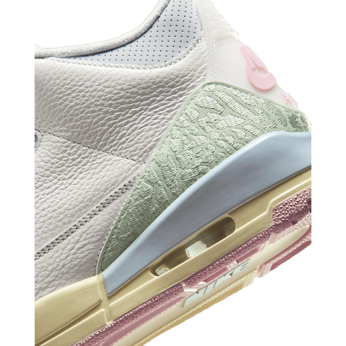 Nike Men's Jordan 3 Retro Spring Is In The Air Shoes - Sail / Jade Aura / Aura / Iced Carmine - Just For Sports