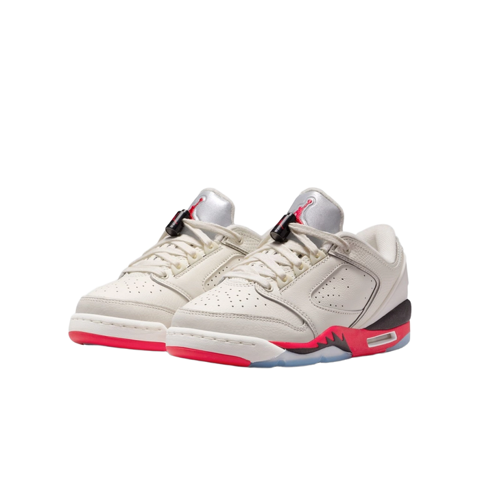 Nike Kids' Air Jordan Sixty Plus Low Shoes - Sail / Black / Reflect Silver / Fire Red - Just For Sports