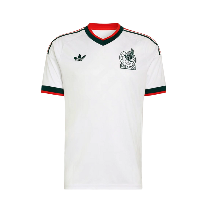 Adidas Men's Mexico 26 Away Jersey Apparel - White / Green / Red - Just For Sports