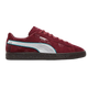 Puma Men's One Piece Suede Shanks Shoes - Burgundy
