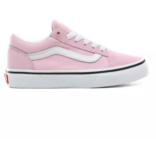 Baby pink and white 2025 vans