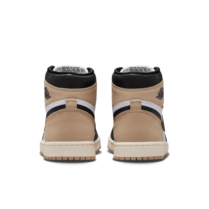 Nike Women's Air Jordan 1 Shoes - Black / Legend Medium Brown / White - Just For Sports