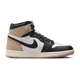 Nike Women's Air Jordan 1 Shoes - Black / Legend Medium Brown / White