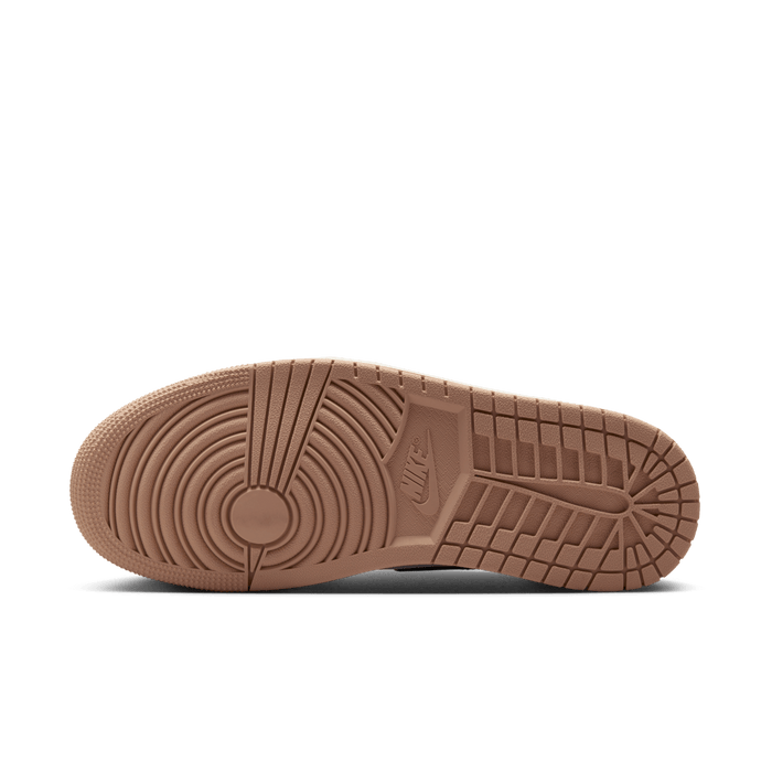 Nike Women's Air Jordan 1 Shoes - Black / Legend Medium Brown / White - Just For Sports