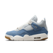 Nike Women's Air Jordan 4 Shoes - Sail / Gum Light Brown / Worn Blue / Sail / Metallic Gold - Just For Sports