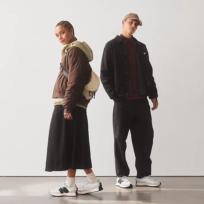 New Balance Women's 327 Shoes - Sea Salt / Black - Just For Sports